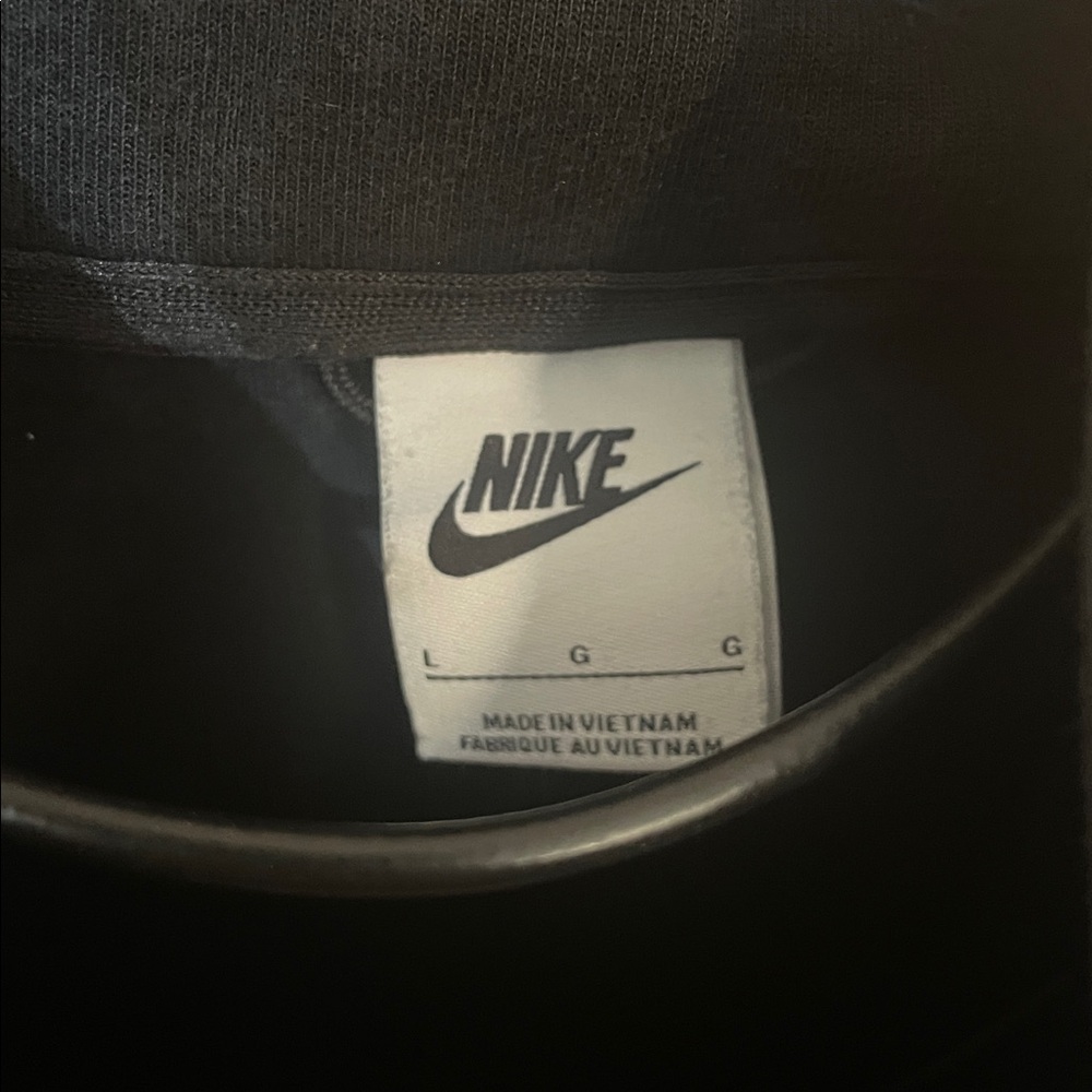 Nike Black hoodie large men’s active wear sports wear tech fleece jacket - Picture 7 of 8